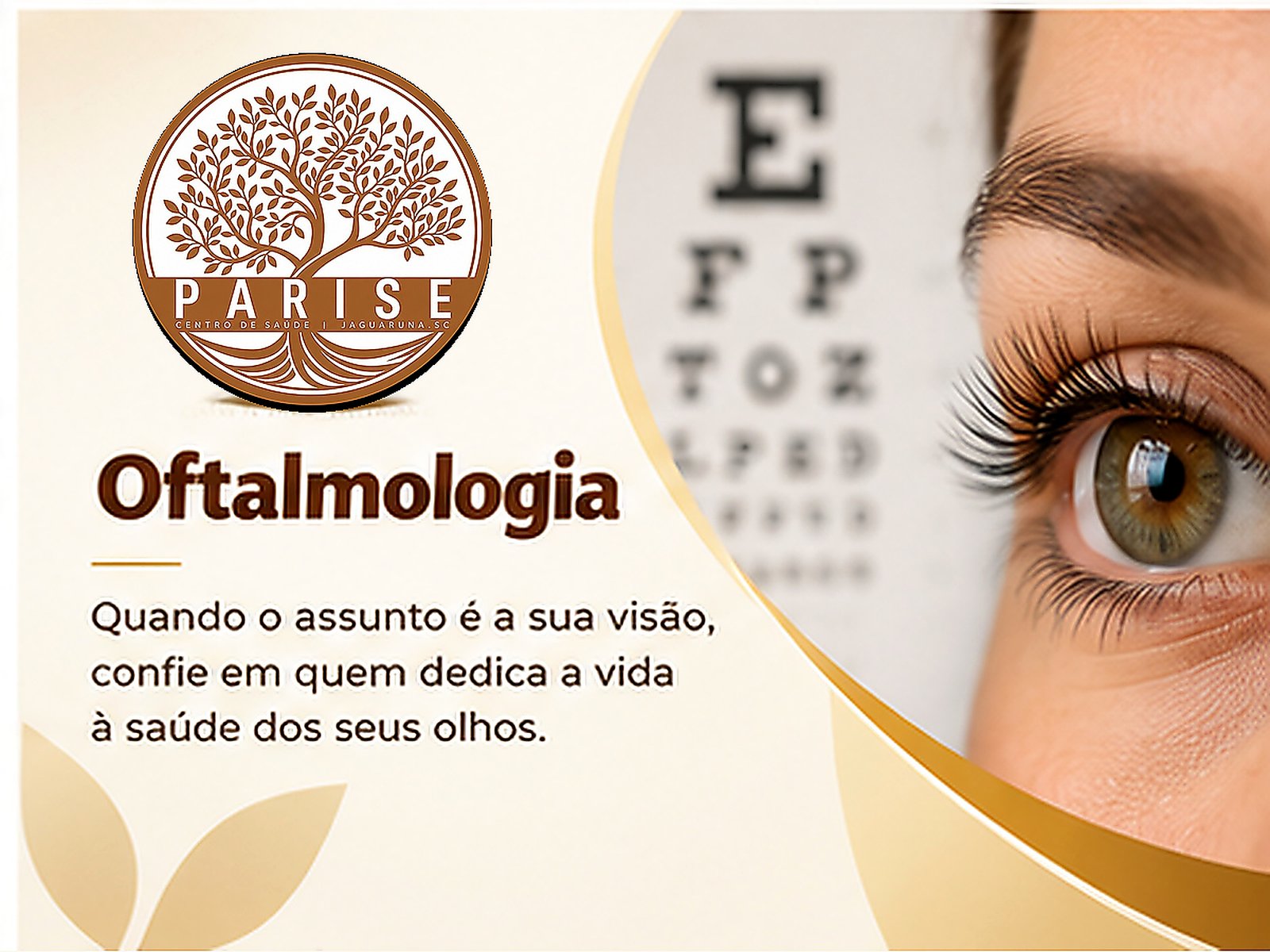 Atendimento oftalmológico no Centro de Saúde Parise